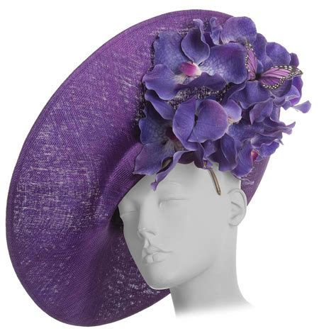 philip treacy orchid hat.